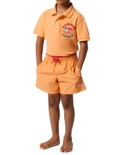NORTH SAILS BASIC Beach-Boxershorts im Volleyball-Stil Hellorange - Kinderbademode - 5