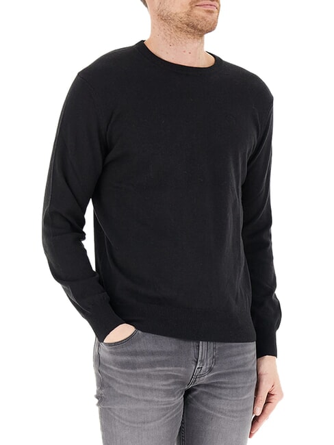 CORE Rundhalspullover Schwarz - Herrenpullover
