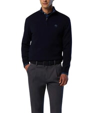 NORTH SAILS CORE Pullover mit halbem Rei&szlig;verschluss Navy blau - Herrenpullover - 4