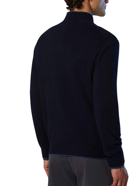CORE Pullover mit halbem Rei&szlig;verschluss Navy blau - Herrenpullover