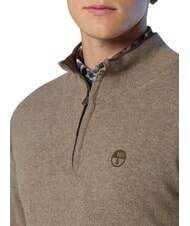 NORTH SAILS CORE Pullover mit halbem Rei&szlig;verschluss fossil melange - Herrenpullover - 4