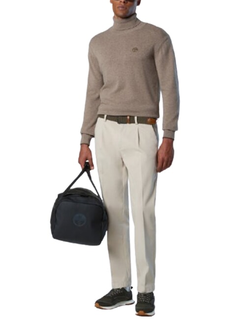 CORE Rollkragenpullover fossil melange - Herrenpullover