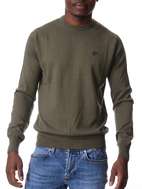 CORE Rundhalspullover Waldnacht - Herrenpullover