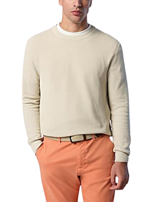 CORE  Rundhalspullover Beige - Herrenpullover