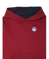 NORTH SAILS CORE  Kapuzenpullover rote Dahlie - Sweatshirts Kinder - 3