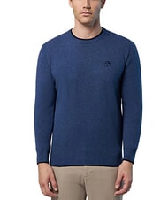 NORTH SAILS N|S Pullover mit Rundhalsausschnitt Chinablau meliert - Herrenpullover - 2