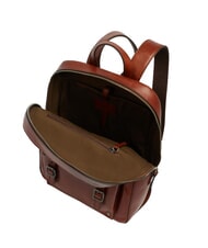 THE BRIDGE GALILEO 13-Zoll-Laptop-Rucksack aus Leder Braun / Ruthenium - Rucks&auml;cke f&uuml;r Schule &amp; Freizeit - 4