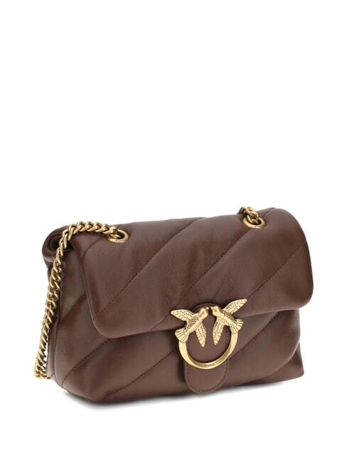 MINI LOVE BAG Nappatasche Burgunderwein-Antikgold - Damentaschen