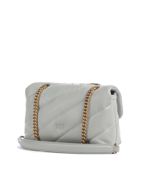 MINI LOVE BAG Nappatasche Perlgrau-Antikgold - Damentaschen