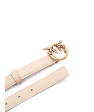 PINKO LOVE BERRY Lederg&uuml;rtel Beige-Rauchgrau-Antikgold - G&uuml;rtel - 2