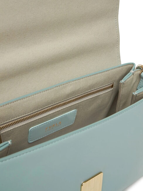 CAMPIONARIO - MERIDIANA Schultertasche mit Schultergurt Aquamarin - Damentaschen