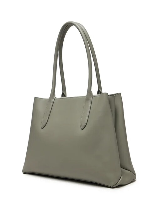 MERIDIANA Schultertasche, Leder Agave b+grau int. - Damentaschen