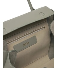 FURLA CAMPIONARIO - MERIDIANA Schultertasche, Leder Agave b+grau int. - Damentaschen - 4