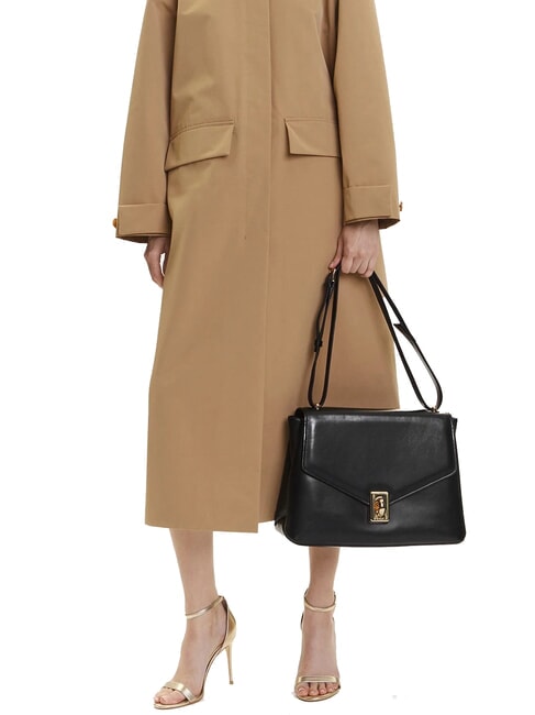 MERIDIANA  Ledertasche Schwarz - Damentaschen