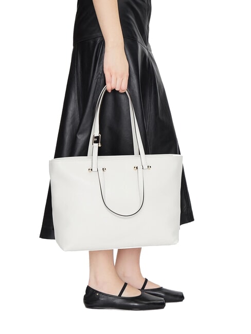 DUETTO Handtasche / Schultertasche Marshmallow+Grau int. - Damentaschen