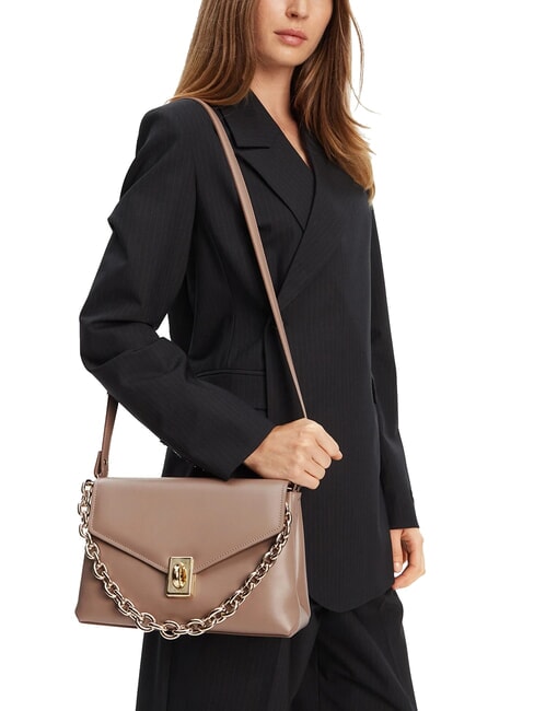 CAMPIONARIO - MERIDIANA Schultertasche mit Schultergurt mauve - Damentaschen