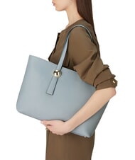 FURLA CAMPIONARIO - SFERA Einkaufstasche aus Leder Wolke - Damentaschen - 2