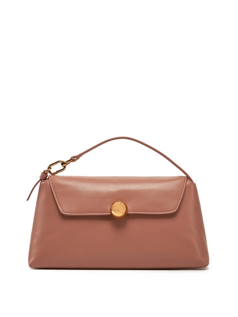 CAMPIONARIO - SFERA Schultertasche aus Leder T&uuml;ll - Damentaschen