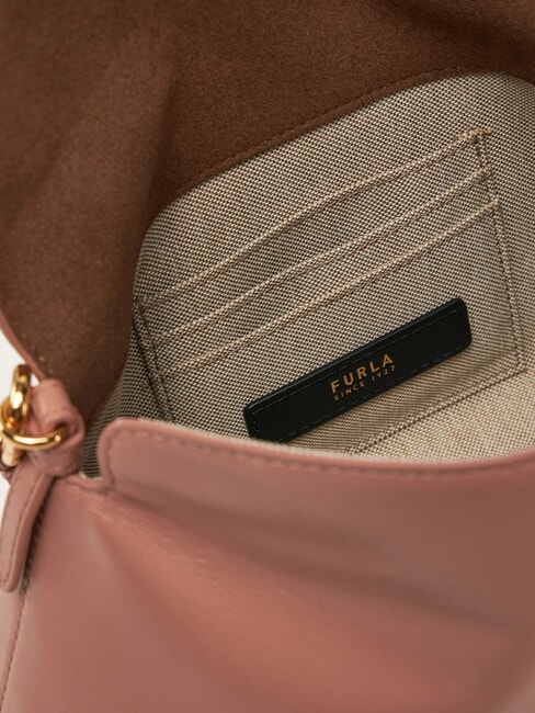 CAMPIONARIO - SFERA Schultertasche aus Leder T&uuml;ll - Damentaschen