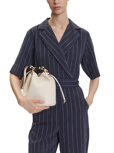 CAMPIONARIO - SFERA  Mini-Lederbeutel CREME - Damentaschen