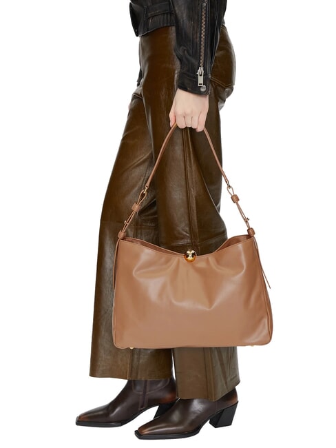 SFERA SOFT L Schultertasche, Leder W&uuml;ste - Damentaschen