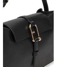 FURLA NUVOLA  halbstarre Ledertasche Schwarz - Damentaschen - 4