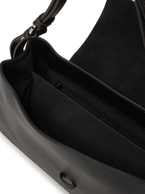 NUVOLA  halbstarre Ledertasche Schwarz - Damentaschen