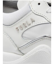 FURLA WONDERLACE UP Damen-Sneaker Talkumpuder h+silber Farbe - Damenschuhe - 4