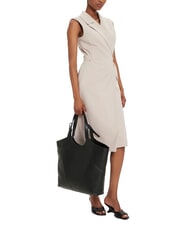 FURLA CAMPIONARIO - FLOW Schultertasche, Leder Schwarz - Damentaschen - 5