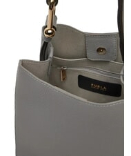 FURLA NUVOLA  Mini-Ledertasche Asche - Damentaschen - 5