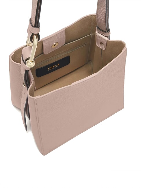 CAMPIONARIO - NUVOLA  Schultertasche aus Leder Blumenkrone - Damentaschen