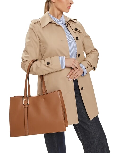 CAMPIONARIO - NUVOLA  Schultertasche aus Leder Brandy - Damentaschen