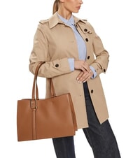 FURLA CAMPIONARIO - NUVOLA  Schultertasche aus Leder Brandy - Damentaschen - 2