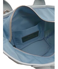FURLA PIUMA  Mini-Einkaufstasche mit Schultergurt Asche+Himmels+Beifu&szlig; - Damentaschen - 4