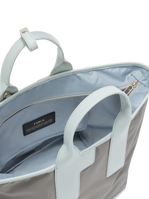 PIUMA  Handtasche mit Schulterriemen Asche+Himmels+Beifu&szlig; - Damentaschen