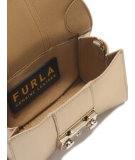 FURLA CAMPIONARIO - METROPOLIS  Mikro-Schultertasche Getreide - Damentaschen - 4
