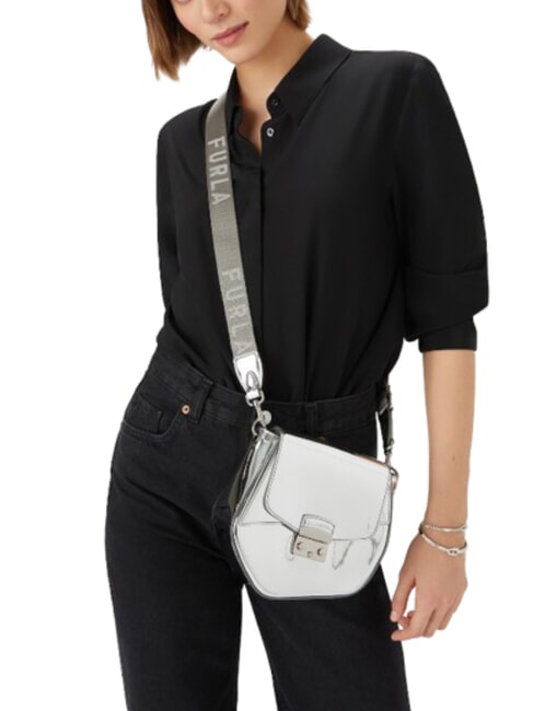 CAMPIONARIO - METROPOLIS  Umh&auml;ngetasche Farbe Silber + Hellsilber - Damentaschen