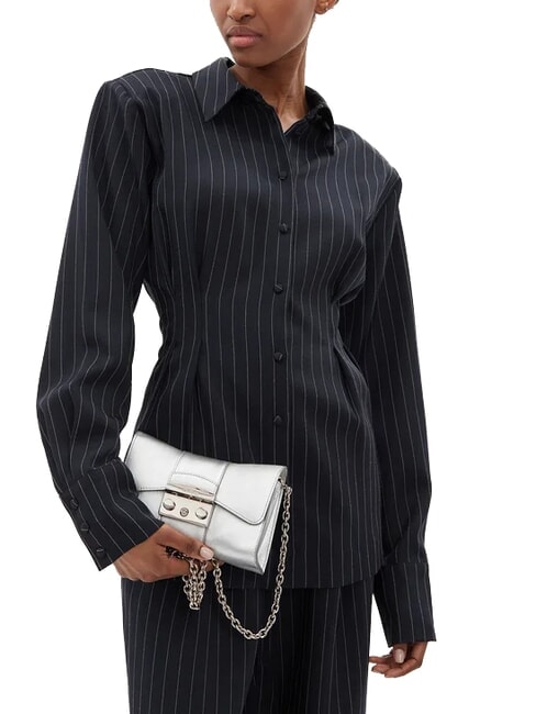 METROPOLIS Mini-Schultertasche FARBE SILBER - Damentaschen