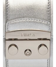 FURLA METROPOLIS Mini-Schultertasche FARBE SILBER - Damentaschen - 4
