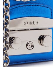 FURLA METROPOLIS  Doppelt tragbare Mikro-Tasche Kobaltblau - Damentaschen - 4