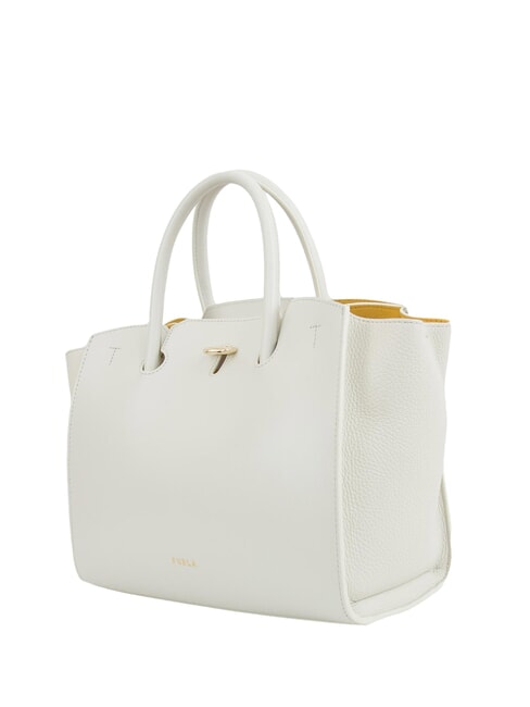 CAMPIONARIO - GENESI  Ledertasche mit Schulterriemen M&auml;usespeck - Damentaschen