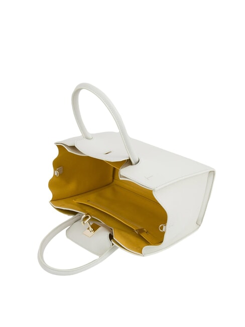 GENESI  Ledertasche mit Schulterriemen M&auml;usespeck - Damentaschen