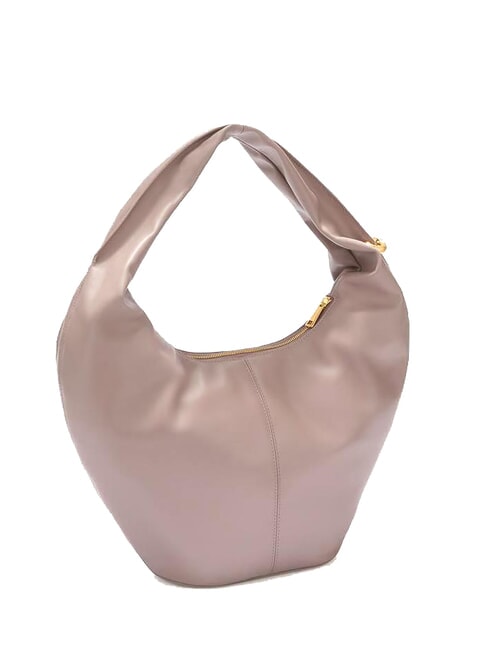 CAMPIONARIO - RING Kleine Schultertasche aus Leder mauve - Damentaschen