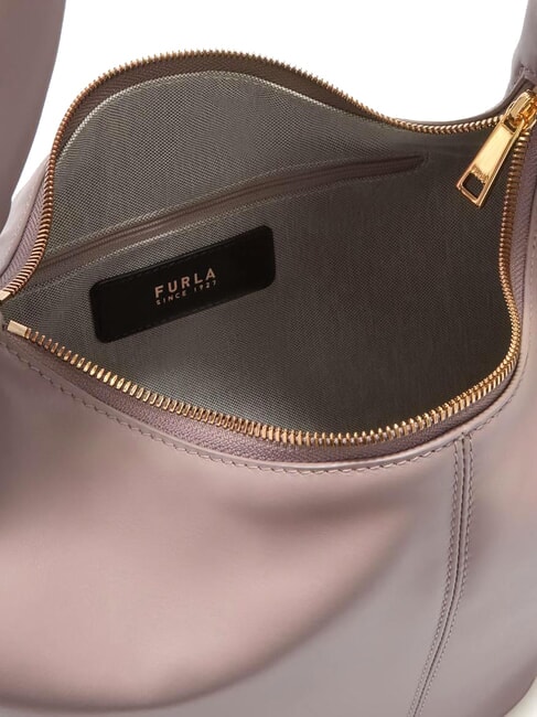 CAMPIONARIO - RING Kleine Schultertasche aus Leder mauve - Damentaschen