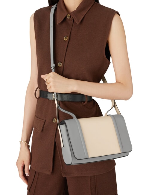 RIVA Schultertasche, Leder Ballerina I+Asche - Damentaschen