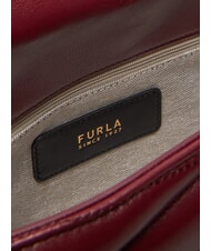 FURLA CAMPIONARIO - 1927 Schultertasche, Leder Rote Johannisbeere - Damentaschen - 6