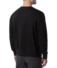 NORTH SAILS ROUND LOGO Sweatshirt mit Rundhalsausschnitt aus Baumwolle Schwarz - Sweatshirts Herren - 4