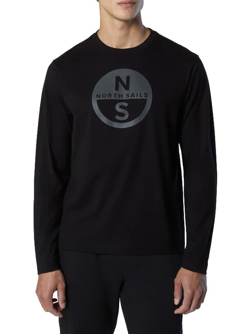 CORE Lang&auml;rmeliges T-Shirt Schwarz - Herren-T-Shirts