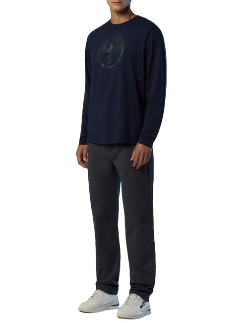 CORE Lang&auml;rmeliges T-Shirt Navy blau - Herren-T-Shirts