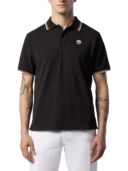 CORE Kurz&auml;rmeliges Poloshirt aus Baumwolle Schwarz - Herren-Polo-Shirts/Herren-Polo-Shirt/Herrenpoloshirt/Herrenpoloshirts